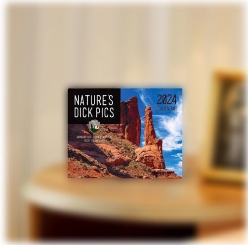 Unique "Nature Dick Pics" 2024 Calendar || Humorous Nature-Themed Wall Calendar || Ideal Christmas & New Year Gift || Funny Natural Cocks