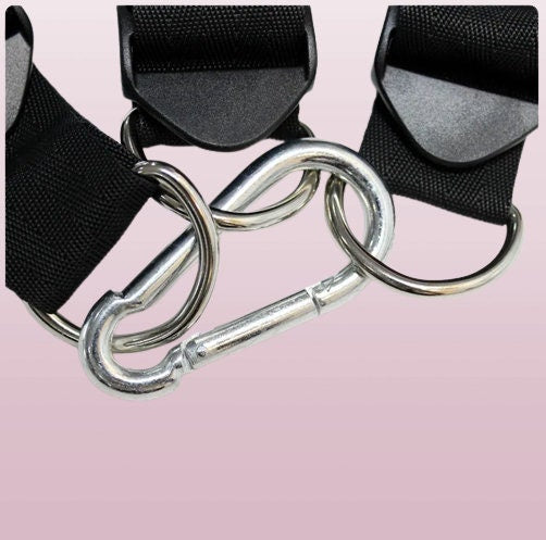 Handcrafted BDSM Bondage Rope Door Swing Kit || Erotic Game Sex Toy || Adult Hanging Furniture || Flirting Rope Straps | LGBT Bed Restraints