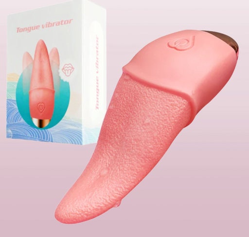 Realistic Tongue Licking Vibrator || Clit & Breast Stimulation || Handmade Multi-Mode Sex Toy for Women || Soft Silicone Masturbation Toy