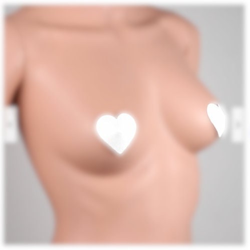 Handcrafted Metallic Nipple Cover Pasties Set || Women's Reusable Self-Adhesive Bra Tape || Variety of Shapes & Colours || Kinky Sexy BDSM