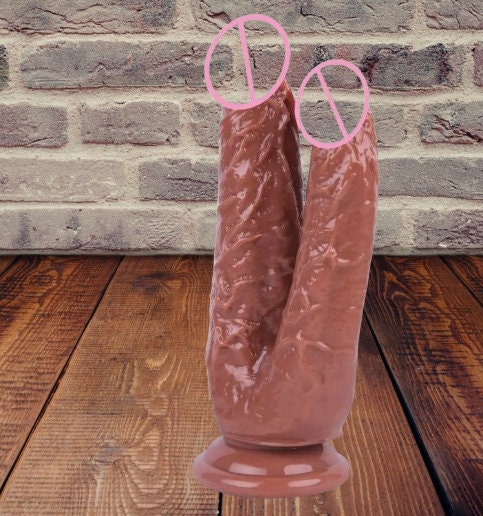 Dual-Purpose Realistic Dildo || Real Foreskin || Anal Vaginal Play || Lesbian & Couples Toy || 4 Diff Skin Tones | 21cm x 4cm and 18cm x 3cm