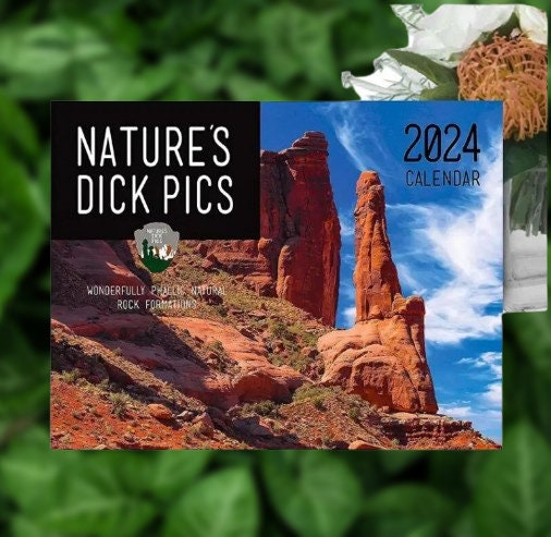 Unique "Nature Dick Pics" 2024 Calendar || Humorous Nature-Themed Wall Calendar || Ideal Christmas & New Year Gift || Funny Natural Cocks