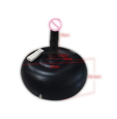 Vibrator Holder Sex Pillow Inflatable Round Cushion Sofa Base || Female Masturbator Stand || Versatile Sex Furniture for Couples || Bedroom