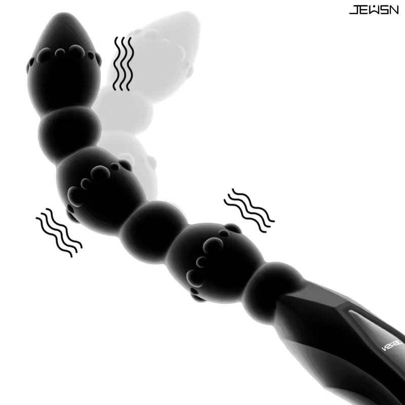 10 Speed Flexible Anal Beads Vibrator for Men Prostate Masturbator Massage Couples Sex Toys Butt Plug Stimulator USB Charge