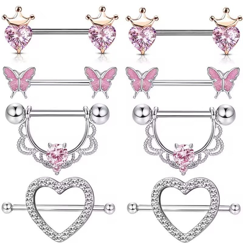 Stainless Steel Nipple Barbell