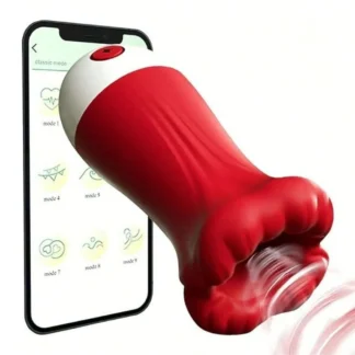 Remote Male Masturbation Cup with Memory Function – App-Controlled