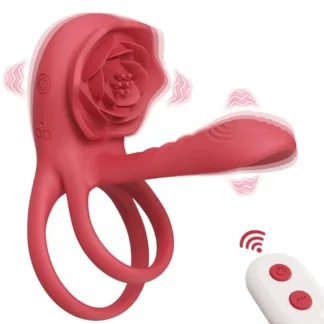 Rose Wearable Vibrator and Cock Ring