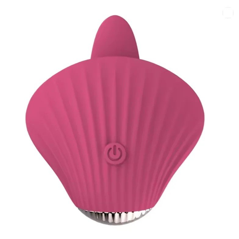 Clam Shell Vibrator Licking Tongue 10 Modes