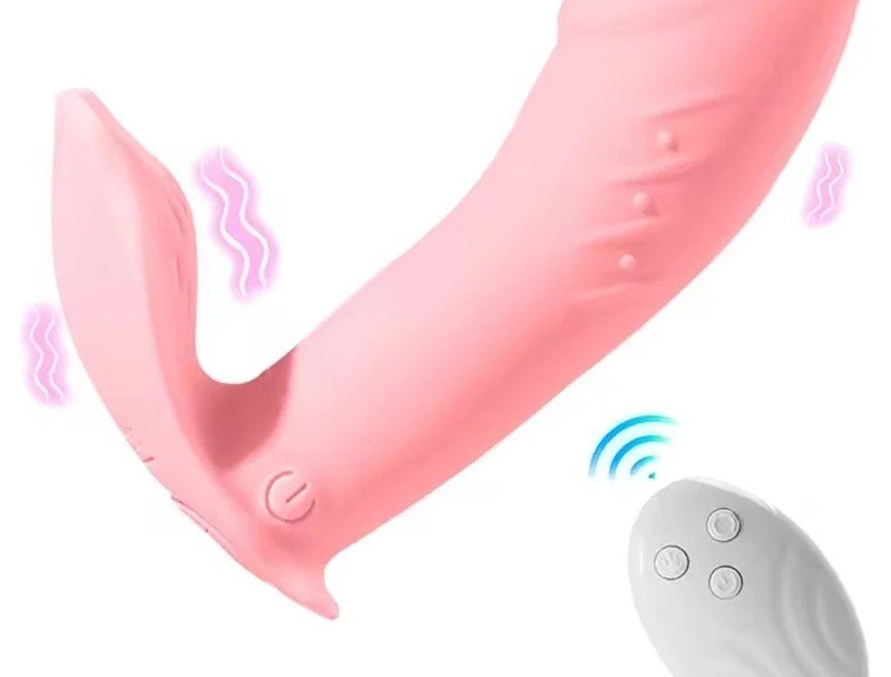 Wearable fitness vibrator with wireless remote control